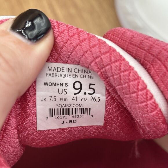 SQAIRZ XRZ WOMEN"S PICKLEBALL SHOES WHITE PINK SIZE 9.5 - Picture 8 of 8